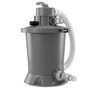 VirtuFit Filtro de arena 800 GPH (3028 L/h) - Bomba de filtro para piscina de 32 mm de diámetro, conexión para piscina elevada, con válvula multidireccional y función de lavado posterior, purificación