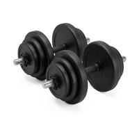 Virtufit Juego de Mancuernas Ajustables - Pesas de Vinilo - 2 x 14 kg (28 kg Total)