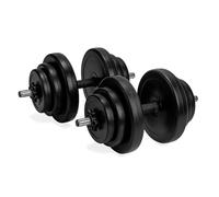 Virtufit Juego de Mancuernas Ajustables - Pesas de Vinilo - 2 x 14 kg (28 kg Total)