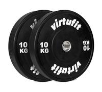 VirtuFit Juego de placas de goma - Disco de peso olímpico Van Rubber - 50 mm - Juego de 2 x 10 kg