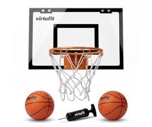 VirtuFit Pro Mini Baloncesto con 2 Bolas y Bomba - Negro
