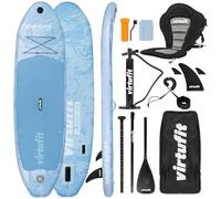 VirtuFit Supboard Cruiser 305 Paddleboard, azul, con asiento para kayak, accesorios y bolsa de transporte, juego de paletas