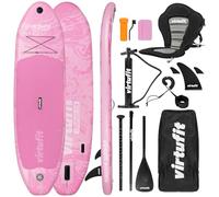 VirtuFit Supboard Cruiser 305 - Rosa - Con asiento de kayak, accesorios y bolsa de transporte