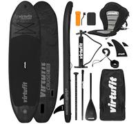 VirtuFit Supboard Cruiser 305 - Tabla hinchable SUP - 305 x 76 x 15 cm - Incluye asiento para kayak, bomba, remo y accesorios, estable y soporta hasta 180 kg