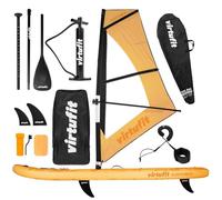 Virtufit Supboard Surfer 305 - Naranja - Incluye vela de viento y accesorios