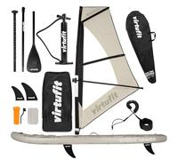 VirtuFit Supboard Surfer 305 - Tabla de surf (incluye windsurfista y accesorios), color beige