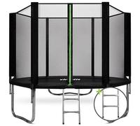 VirtuFit Trampolín con Red de Seguridad - Negro - 305 cm
