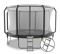 VirtuFit Trampolín Premium con Red de Seguridad - Negro - 366 cm