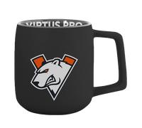 Virtus.pro taza de cerámica con logotipo, color gris