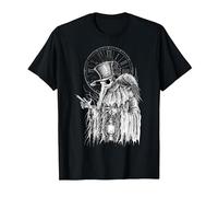 Virus de la Muerte del médico de la Peste con Cuervo Camiseta, Hombre, Negro, 5XL