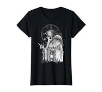 Virus de la Muerte del médico de la Peste con Cuervo Camiseta, Mujer, Negro, M