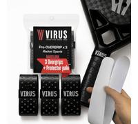 VIRUS Overgrip Pack de 3 + Protector de Pala
