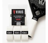 VIRUS Overgrip Pádel Profesional para Raquetas (Blanco)