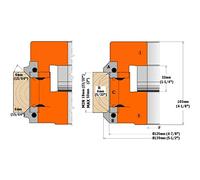 VIRUTEX 5040120 - Fresa cola milano MD D.19