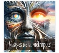 Visages de la métropole (Calendrier mural carré 2026 30 x 60 cm (ouvert)) Calendrier double avec une page pour vos prises de notes