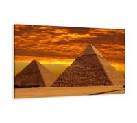 Visario 120 x 80 cm Cuadro en Lienzo Egipto pirámide 5013-SCT - Imagen/Impresion/Pintura Listo para Colgar