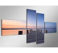 Visario 160 x 70 cm Cuadro en Lienzo Playa 6524-SCT- Imagen/Impresion/Pintura Listo para Colgar