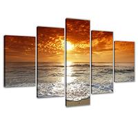 Visario 200 x 100 cm ! Cuadro en Lienzo Beach Nr 6311