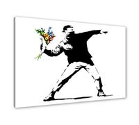 Visario 80 x 60 cm Cuadro en Lienzo Banksy 4170-SCT - Imagen/Impresion/Pintura Listo para Colgar