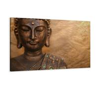 Visario cuadro en lienzo Buddha 120x80 cm 5041 listo para colgar