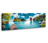 Visario Cuadro en lienzo enmarcado 120x40 cm Tailandia 5766