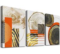 Visario WTD 4418 - Cuadro de 120 x 80 cm, diseño de flores abstractas