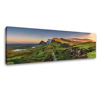 Visario WTD 5762 - Lienzo decorativo (120 x 40 cm), diseño de Escocia