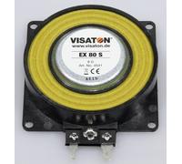 Visaton EX 80 S Excitador Electrodinámico 8 Ohm Transductor De Sonido 50 W.