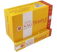 VISAYSHREE Incienso Golden NAG Temple 15 grs