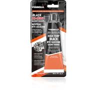 Visbella Neutral RTV Junta Eléctrica Aceite y Agua Resistencia Anticongelante Siendo Flexible Sellador de Juntas de Silicona para Reparación de Motores de Alta Temperatura (Negro)