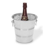 Viscio 171429 Trading - Cubitera para champán (acero inoxidable, 22 cm)
