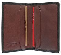 VISCONTI Atelier Collection Jason AT55 - Cartera de piel con bloqueo RFID, Bronceado bruñido, Talla única, Moderno