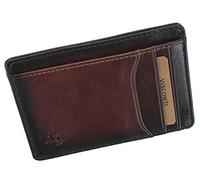 VISCONTI Atelier Collection Madison - Tarjetero de piel con bloqueo RFID AT67, Bronceado bruñido, Talla única, europeo