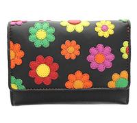 VISCONTI Colección Daisy Paris Monedero de Cuero con Solapa para Mujer DS81 Bloqueo RFID Negro