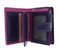 Visconti Colección Rainbow Bali Monedero de Cuero RB40 Bloqueo RFID Baya Multi