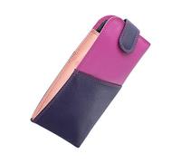 VISCONTI Colección Rainbow BELIZE Funda de Gafas de Cuero Nappa RB106 Baya Multi