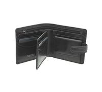 VISCONTI Colección Tuscany Arezzo Cartera de Cuero con Protección RFID TSC42 Negro
