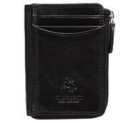 Visconti Heritage Collection - Tarjetero y monedero (piel, RFID HT4), Black, Talla única