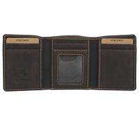 VISCONTI Hunter Collection - Cartera de piel Apache de tres pliegues con bloqueo RFID 700, marrón, Talla única, Moderno