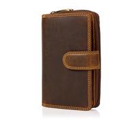 VISCONTI R13 Oil Tan Bi-Fold Women's Purse, Colorado Combination Leather, Multicoloured Purse (CD-22) RFID Multicolour, marrón, medium, CD22