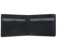 VISCONTI Raw Collection Dollar - Cartera de piel sin forro RW49, Black, One Size