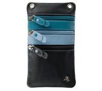 VISCONTI Sling Bags Collection Drew - Bolso cruzado pequeño de piel S4b, azul/multicolor, Talla única