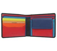 VISCONTI Spectrum Collection Gulzar - Cartera de piel con RFID y Tap and Go SP61, Negro/Hawaii, Talla única, Eslinga