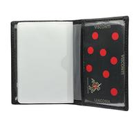 VISCONTI Tarjetero de Crédito de Cuero TC1 Negro