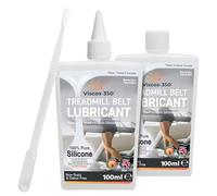 Viscos-350 Lubricante para cinta de correr de alta calidad, aceite de silicona pura de 15 cm de largo, aplicador incluido, fabricado en el Reino Unido, 200 ml