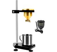 Viscosímetro De Flujo Manual De Latón, Medidor De Viscosidad De Escritorio De 100 Ml Con Altura Ajustable (salida De 4 ± 0,02 Mm), For Medición De Líquidos De Recubrimiento, Tinta Y Pintura