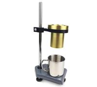 Viscosímetro de revestimiento portátil, taza de flujo de mesa con soporte de elevación para pruebas de viscosidad líquida de revestimientos, tintas y pinturas