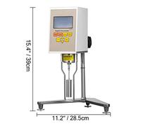 Viscosímetro digital 10-1×105 MPA.S, probador de viscosidad rotatorio NDJ-5S, viscosímetro con pantalla, medidor prueba, precisión, líquido portátil Resistente a la Corrosión(NDJ-5S,Pologne)