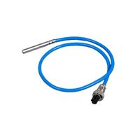 Viscosimetro, NDJ-1/4/5S/8S/9S-T Pantalla táctil Velocidad continuamente variable Pantalla digital Probador de viscosímetro giratorio(Temperature probe)