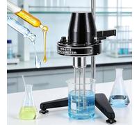 Viscosímetro rotativo digital, comprobador de viscosidad de precisión de laboratorio con 4 rotores para medir grasa, pintura, adhesivos, medidor de fluidos de precisión